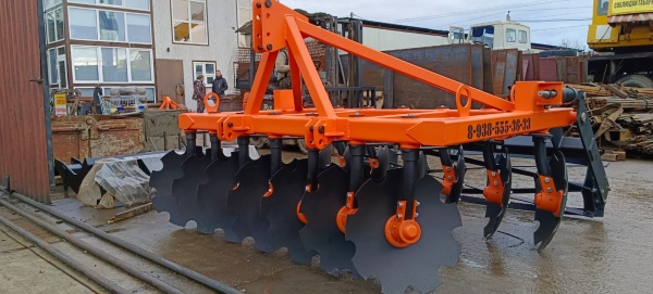 Борона дисковая навесная БДН 2,4х2Н с амортизаторами катка, 14 рабочих органов купить в Рязани – «БДН-АгроКубань», 3