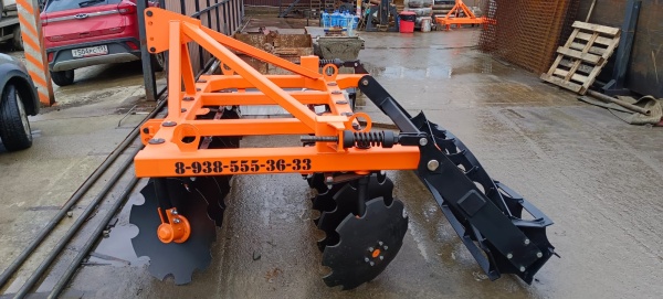 Борона дисковая навесная БДН 2,4х2Н с амортизаторами катка, 14 рабочих органов купить в Рязани – «БДН-АгроКубань», 4