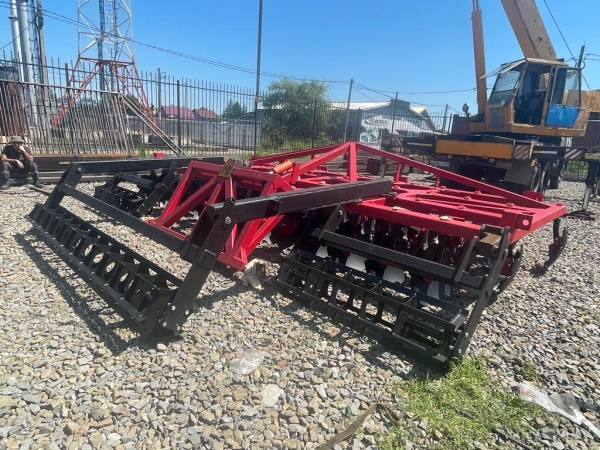 Борона дисковая прицепная БДН 6х4П цельнорамная, 56 рабочих органа купить в Рязани – «БДН-АгроКубань», 2