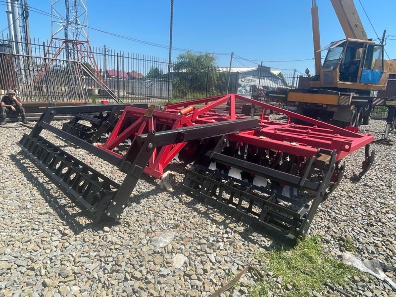 Борона дисковая прицепная БДН 6х4П цельнорамная, 56 рабочих органа купить в Рязани – «БДН-АгроКубань», 2